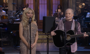 Paul Simon and Sabrina Carpenter Homeward Bound