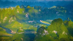 karst mountains in guilin china