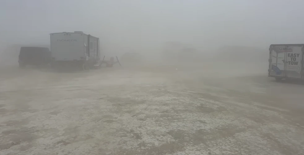burning man dust storm 2025