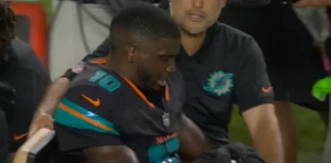 Tyreek Hill leg injury