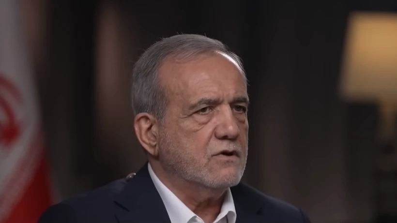 Iranian president Masoud Pezeshkian