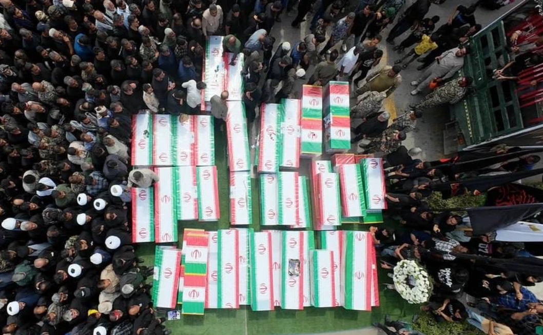 mass funeral iran