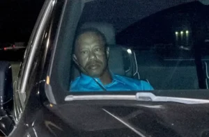 Tiger Woods car crash mugshot