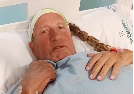 Thommy Schmelz in hospital