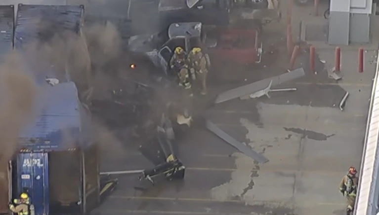 la helicopter crash